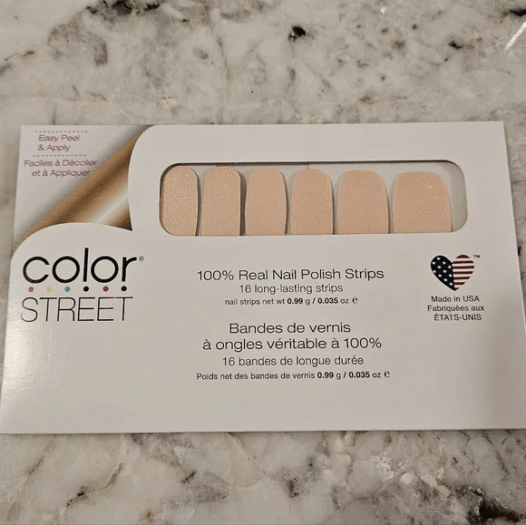 Color Street Neutral Nail Polish Strips-Retired Waikiki Sands - Picture 1 of 4